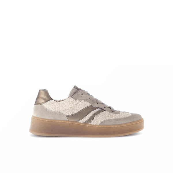 Gabor - 76.475.61 - Beige suede - combi sneaker