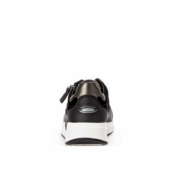 Gabor - 76.957.37 - Zwart leer - combi sneaker - Afbeelding 3