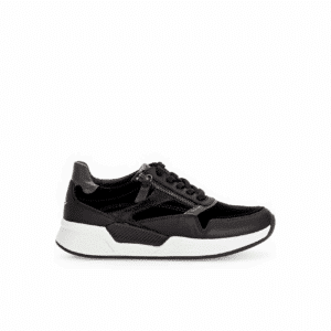 Gabor - 76.957.37 - Zwart leer - combi sneaker