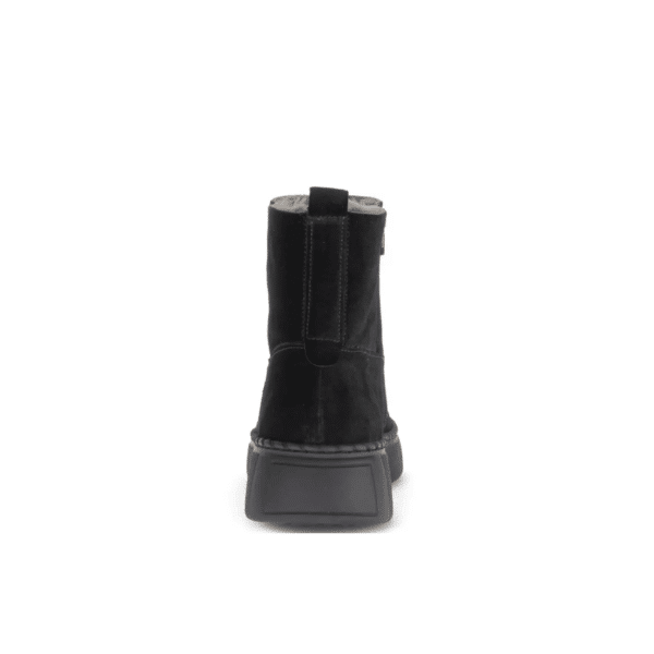 Gabor - 73.542.17 - Zwart suede enkellaars warm gevoerd - Afbeelding 2