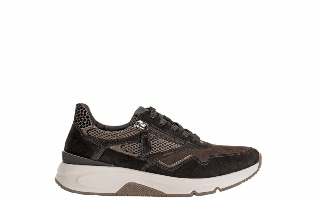 Gabor – 76.896.44 – Bruin suede – combi sneaker