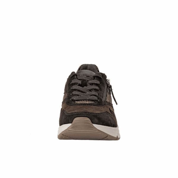 Gabor - 76.896.44 - Bruin suede - combi sneaker - Afbeelding 2