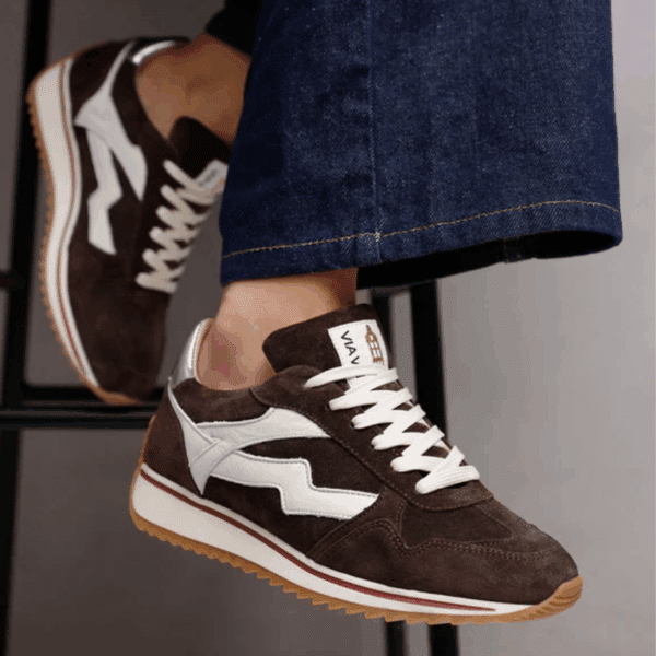 Via vai - Mikki Alex - 62230-04 - Bruin suede sneaker - Afbeelding 3