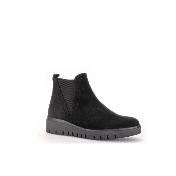 Gabor - 72.061.47 - Zwart suede - chelsea enkellaars - Afbeelding 2