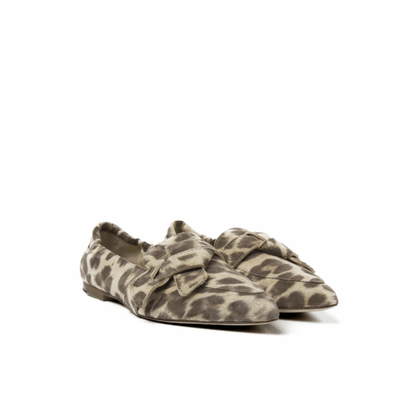 Via vai - Lola Rayne - 62040-07 - Bruin - zwart luipaardprint loafers - Afbeelding 2