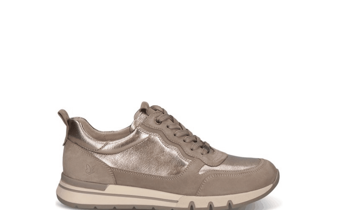 Caprice – 9-23756 – Taupe – brons combi sneaker