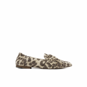 Via vai - Lola Rayne - 62040-07 - Bruin - zwart luipaardprint loafers