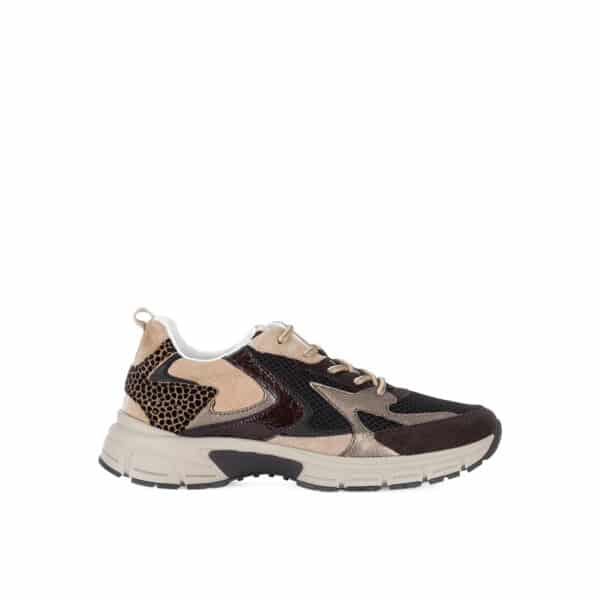 Gabor - 76.536.34. - Bruin zwart multicolour sneaker