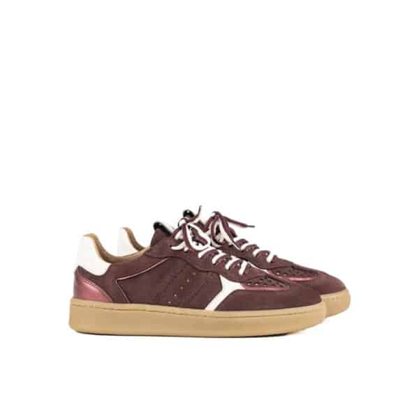 DWRS - Mirabel - Bordeaux suède sneaker - Afbeelding 2