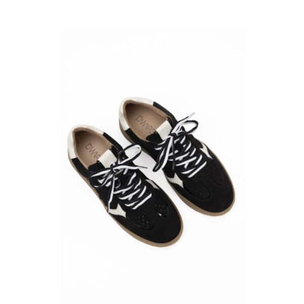 DWRS - Mirabel verniz - Zwart suède sneaker - Afbeelding 3