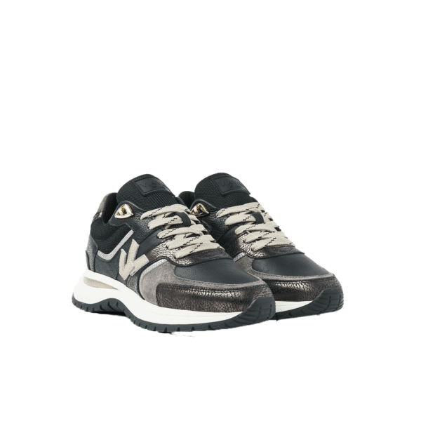 Viavai - Usher Davina 62329 - Zwart combi sneaker - Afbeelding 2