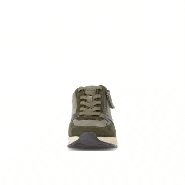 Gabor - 76.878.31 - Groen - Taupe suede sneaker - Afbeelding 4