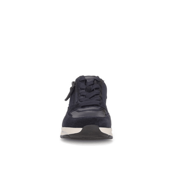 Gabor - 76.878.66 - Blauw suede- leer - combi sneaker - Afbeelding 3