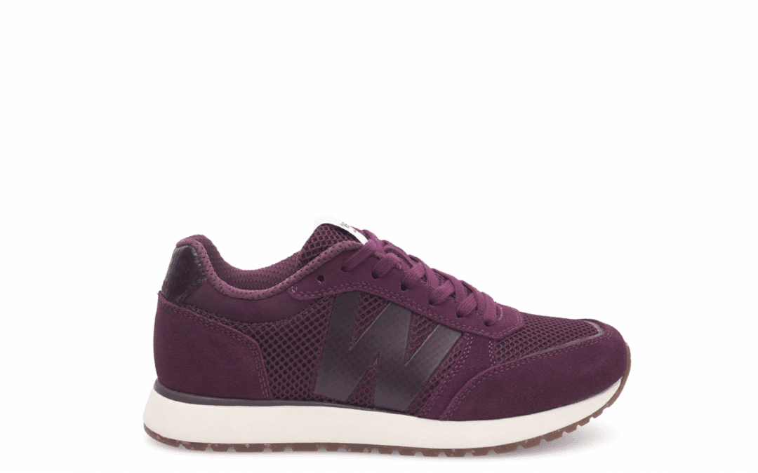 Woden – Ronja icon – Cherry suede sneaker