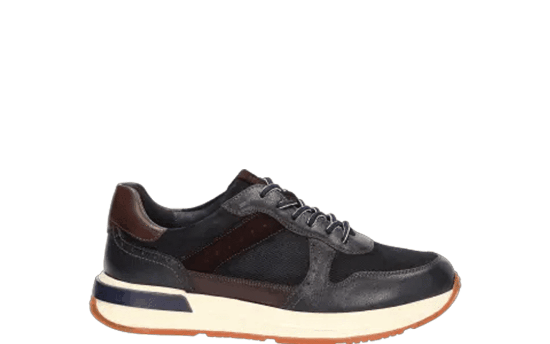 Sioux – Rojaro-719 – Donkerblauw combi sneaker