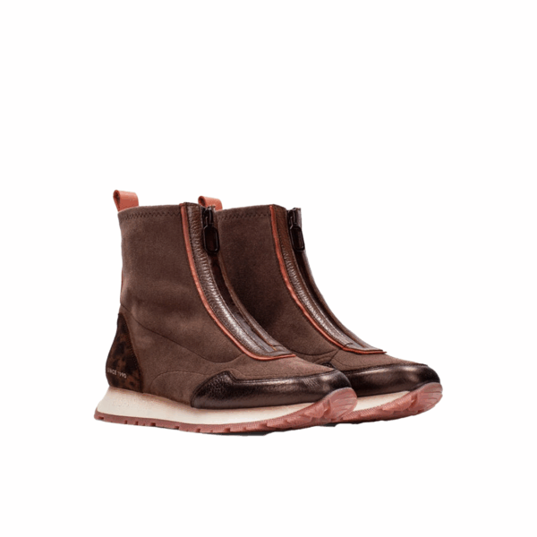 Hispanitas - hi254354 - Bruin combi enkelboot - Afbeelding 2