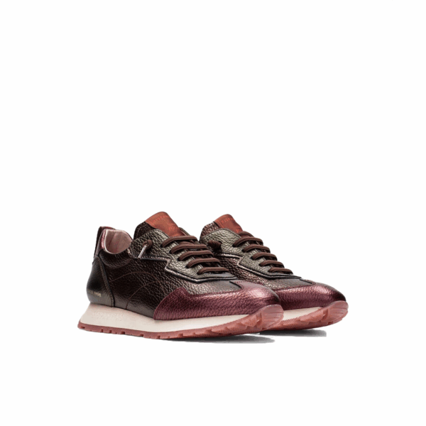 Hispanitas - Chi254312 - Bordeaux combi leer sneaker - Afbeelding 2