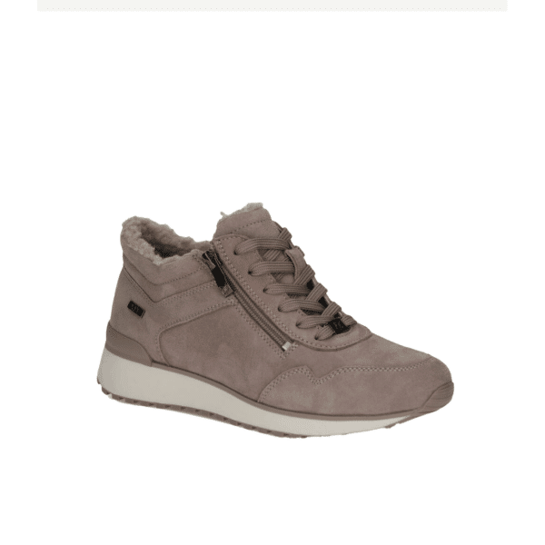 Caprice - 9-26201 - taupe suede sneaker - Afbeelding 2