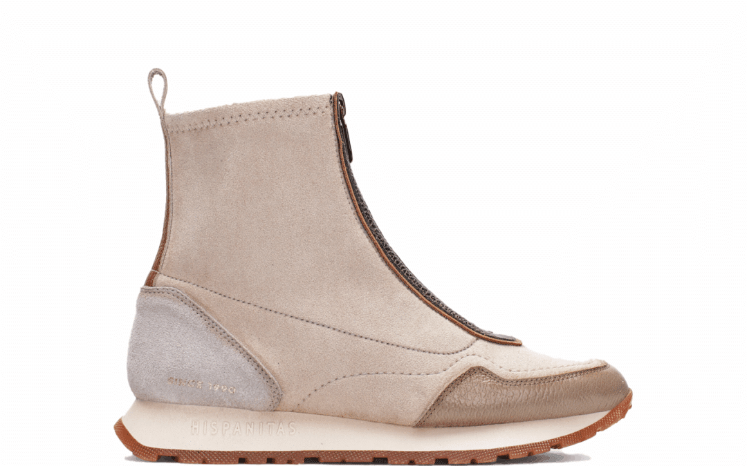 Hispanitas – hi254354 – Beige – Cream combi enkelboot