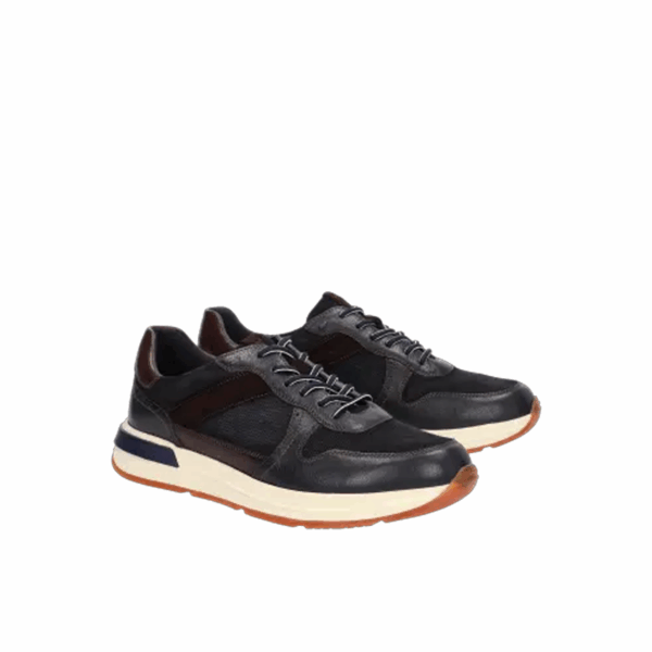 Sioux - Rojaro-719 - Donkerblauw combi sneaker - Afbeelding 2