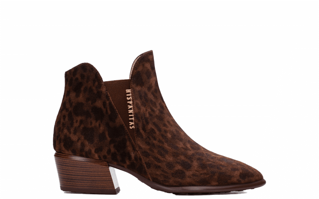 Hispanitas – phi254348 – Bruin leopard chelsea enkellaars