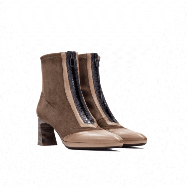 Hispanitas - hi254186 Taupe enkellaars - Afbeelding 2