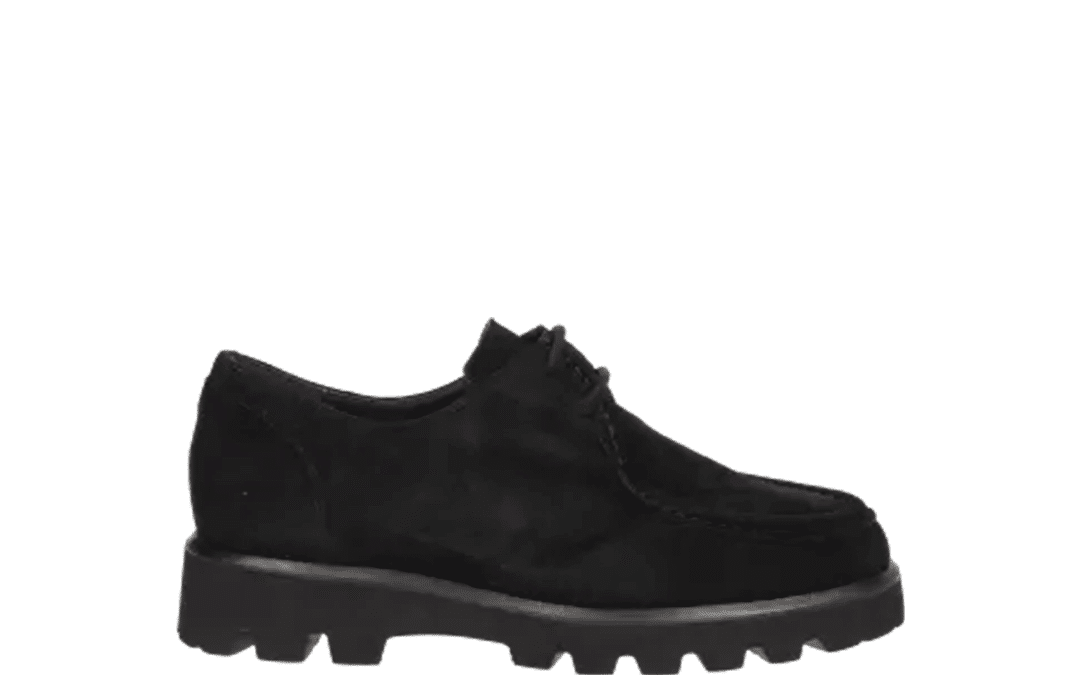 Sioux – Meredira-752 – Zwart suede veterschoen